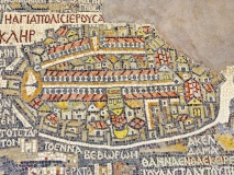 carte en mosaïque à Madaba